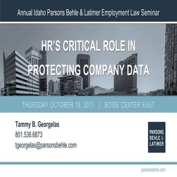 HR's Critical Role in Protecting Company Data