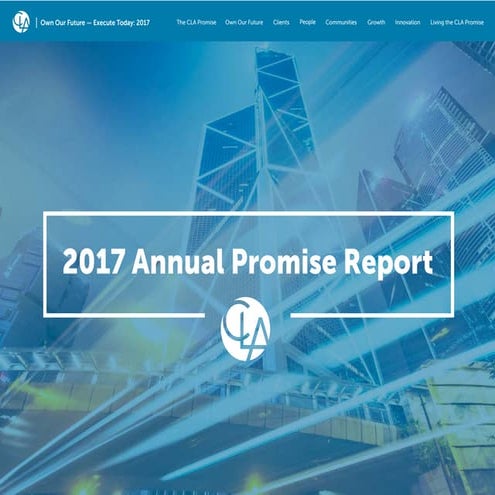 CLA Promise Report
