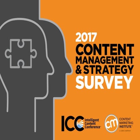 2017 Content Management and Strategy Survey