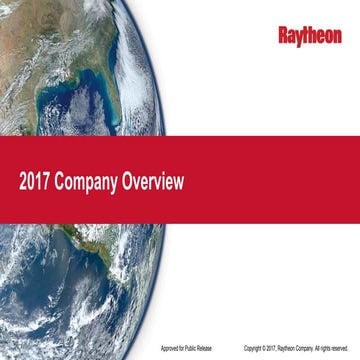 2017 Raytheon Corporate Overview