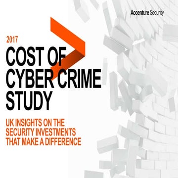Cost of Cyber Crime UK Data