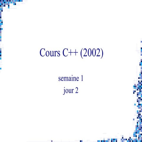 Intro C++ | PPT