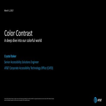 2017 CSUN Color Contrast