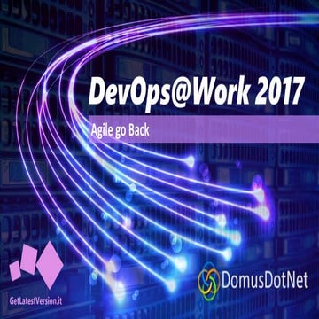 Agile Go Back: persone ed interazioni piu' che processi e strumenti