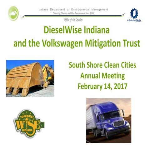 2017 DieselWise EPA VW - SSCC Annual Meeting