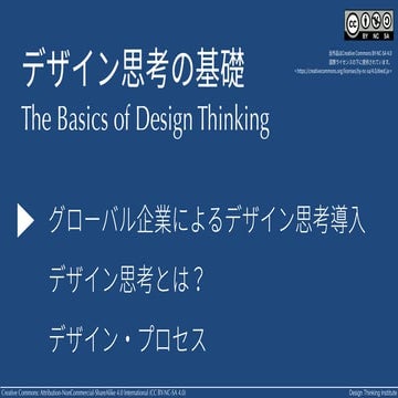 デザイン思考の基礎