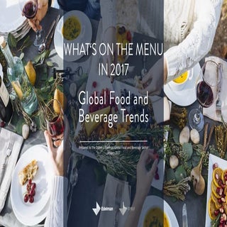WHAT’S ON THE MENU IN 2017: Global ...