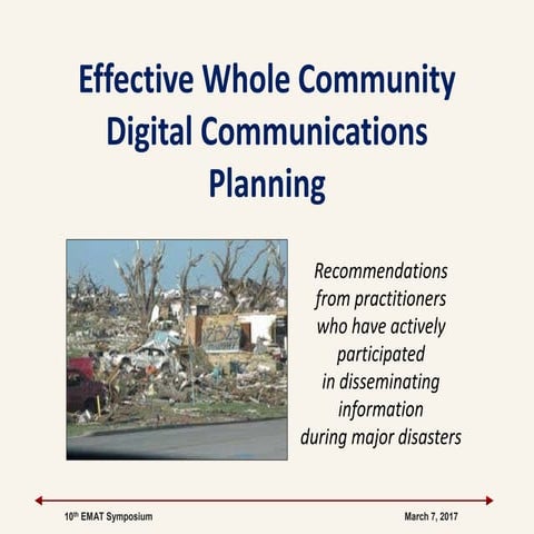 Effective Whole Community Digital Communications Planning
