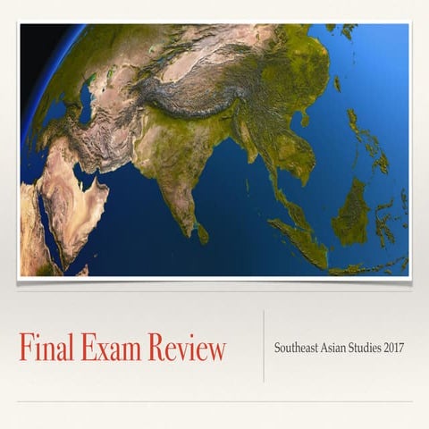 2017 final exam review