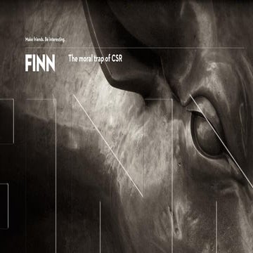 The moral trap of CSR (FINN webinar)
