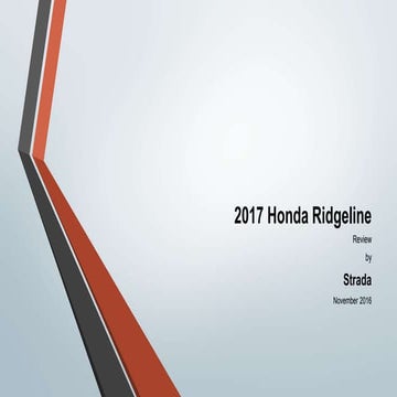 2017 Honda Ridgeline