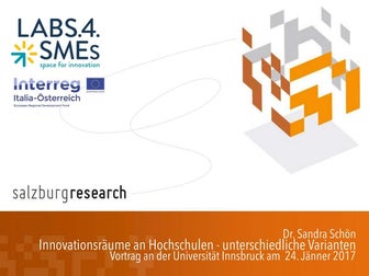 Innovationsräume an Hochschulen - unterschiedliche Varianten