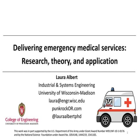 Delivering emergency medical services:Research, theory, and application