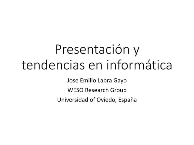 2017 Tendencias en informática