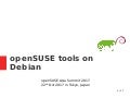 openSUSE tools on Debian