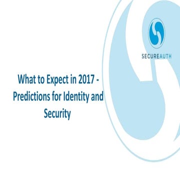 2017 Predictions: Identity and Security 