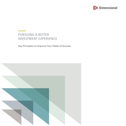 2017 Pursuing a Better Investment Experience  