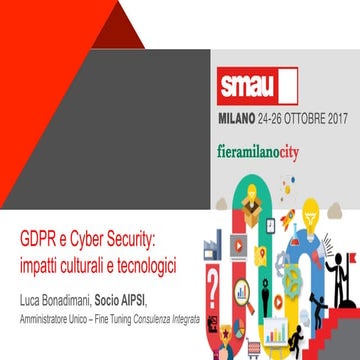 Luca Bonadimani AIPSI - SMAU Milano 2017