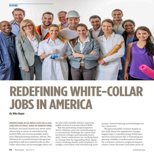 Redefining White-Collar Jobs in America