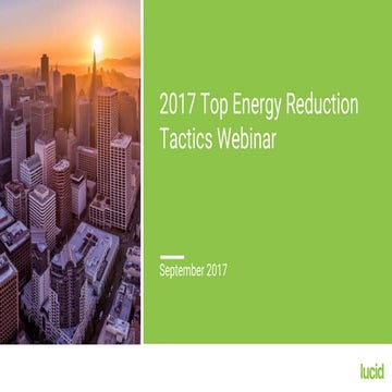 2017 Top Energy Reduction Tactics Webinar slides