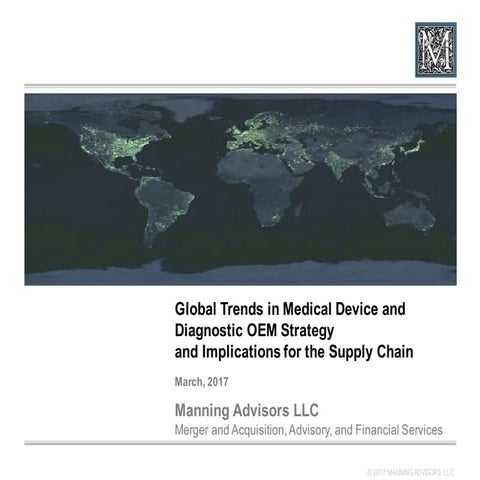 Global Trends in Medical Device and Diagnostic OEM Strategy and Implications ...