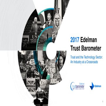 2017 Edelman Trust Barometer - Technology