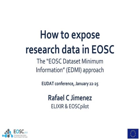 How to expose research data in EOSC | PPTX