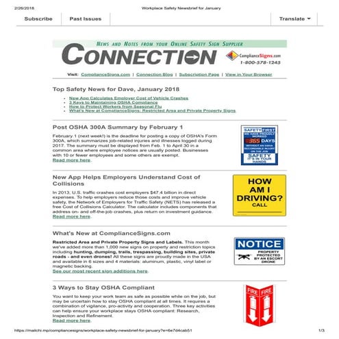 OSHA Safety Signs and Labels | PDF