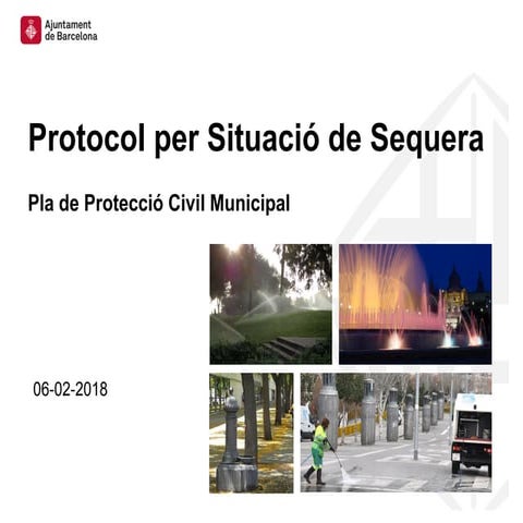 Protocol per Situació de Sequera