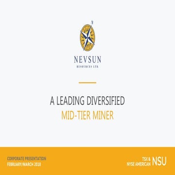 Nevsun Resources Corporate Presentation | PDF