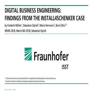 IDS@BKM: Gaining Transparency in Automotive Supply Chains | PDF