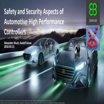 Safety and Security Aspects of Automotive High Performance Controllers