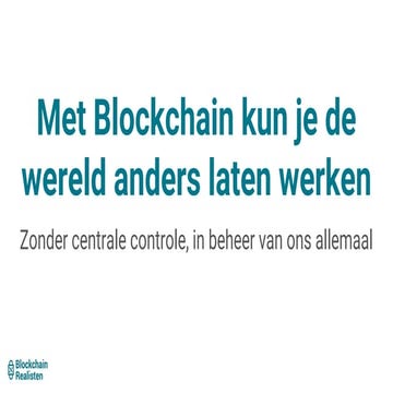 2018 03-15 qando food 4 thougth Blockchain voor Inkoop