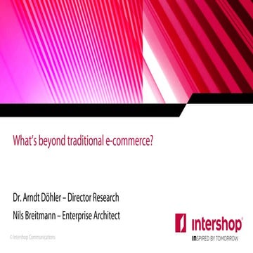 What is beyond traditional e-commerce?