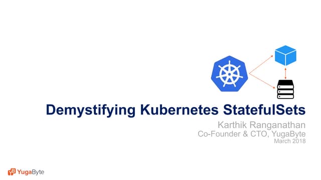 Demystifying Kubernetes Statefulsets