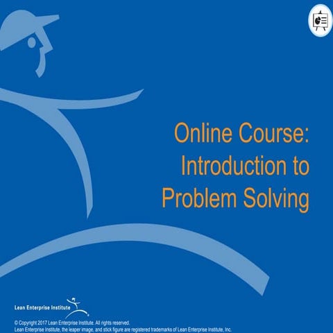 UMass Online Introduction to Problem Solving