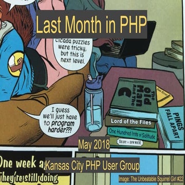 Last Month in PHP - May 2018