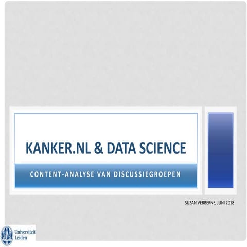 kanker.nl & Data Science