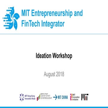 MEFTI - Ideation Workshop
