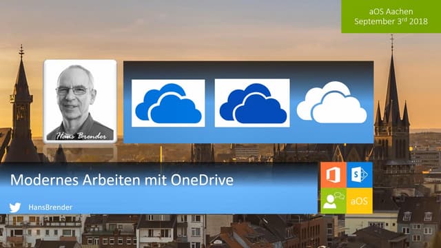 2018-09-03 aOS Aachen - Modernes arbeiten mit OneDrive