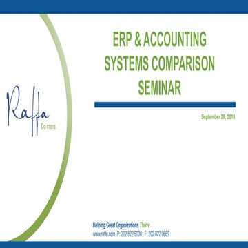 2018-09-20 Accounting Systems Comparison Seminar