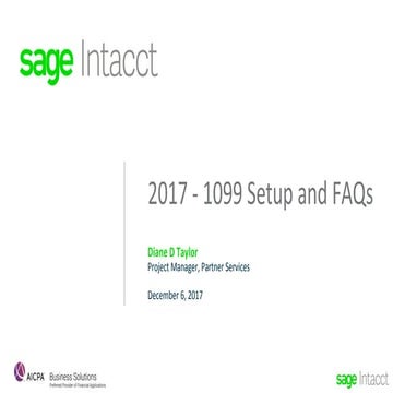 2018 1-24 Intacct Year End Closing Procedures