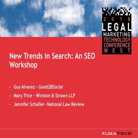 New Trends in Search: An SEO Workshop