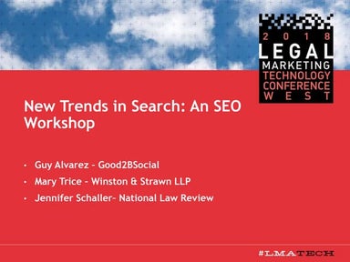 New Trends in Search: An SEO Workshop