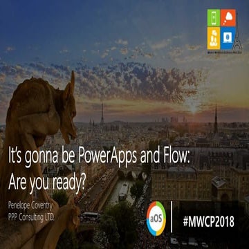 2018-10-18 J2 4C - its gonna be PowerApps and Flow - Penelope Coventry
