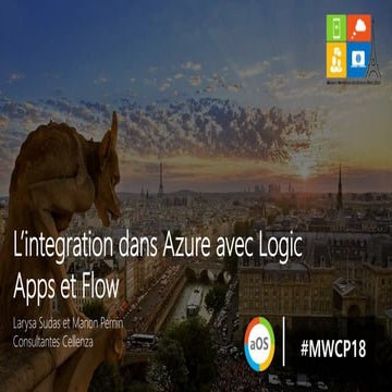 2018-10-18 J2 5C - Integration dans Azure Logic apps et Flow - Manon Pernin -...