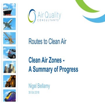 Clear Air Zones – What are Local Authorities Proposing? - Nigel Bellamy