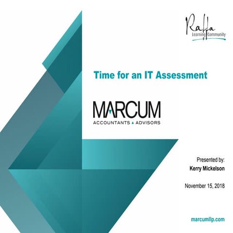 2018-11-15 IT Assessment