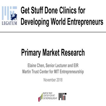 Primary Market Research in Emerging Markets