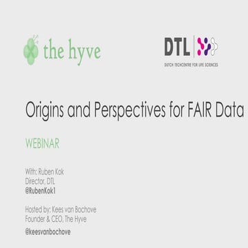 Origins of FAIR webinar